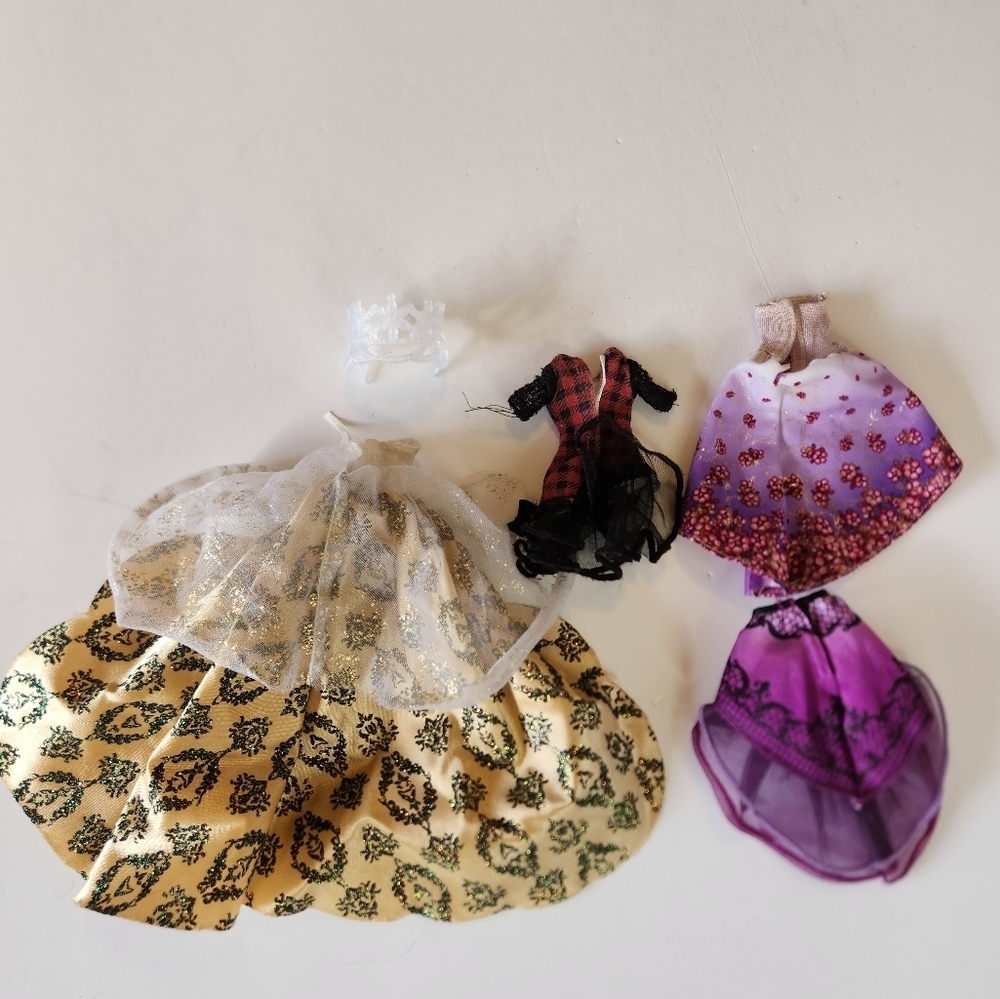 Lot of Ever After Doll Clothes Cerise Apple Winter Accessories Skirt Dress - Picture 6 of 9